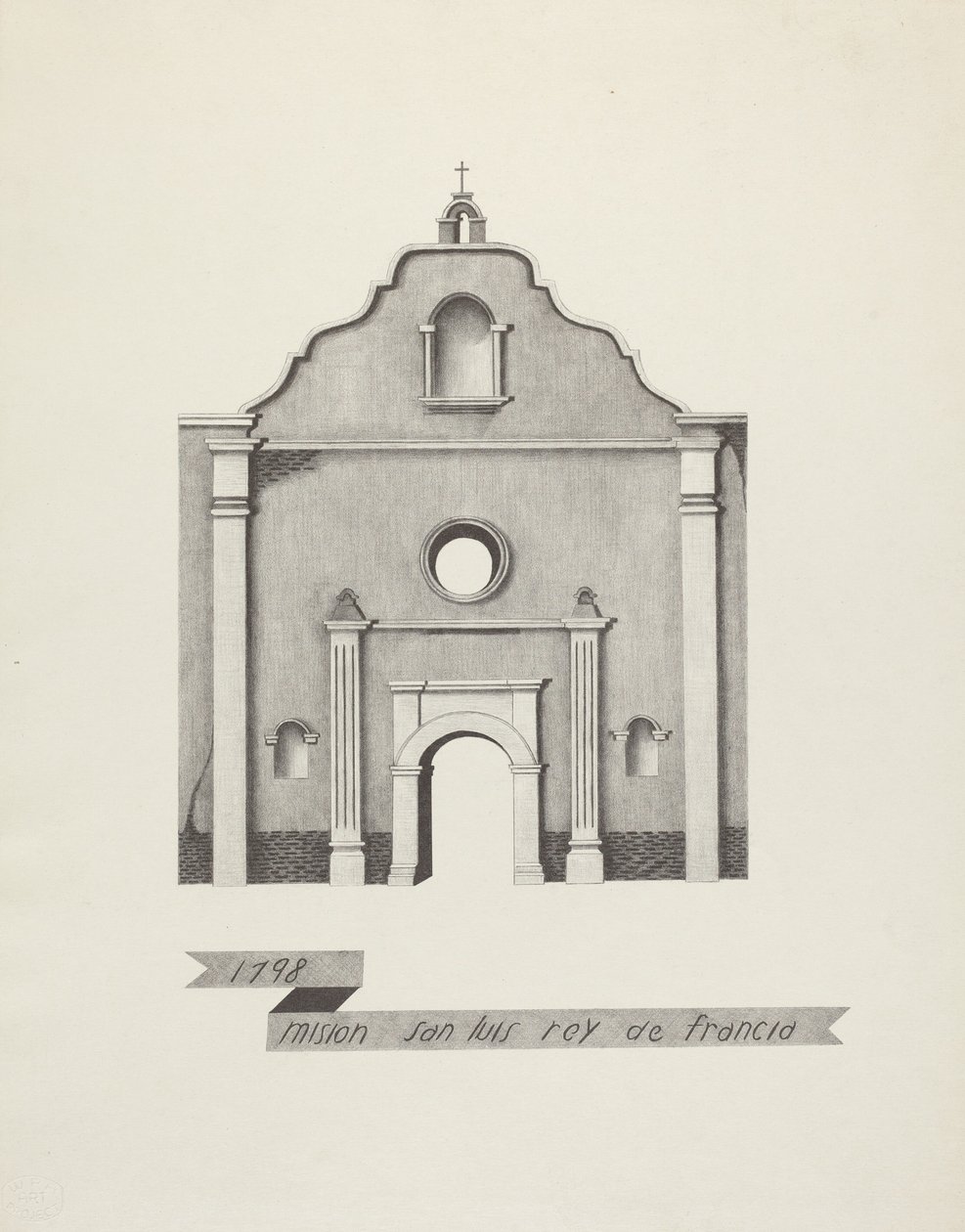 Mision San Luis Rey de Francia by James Jones