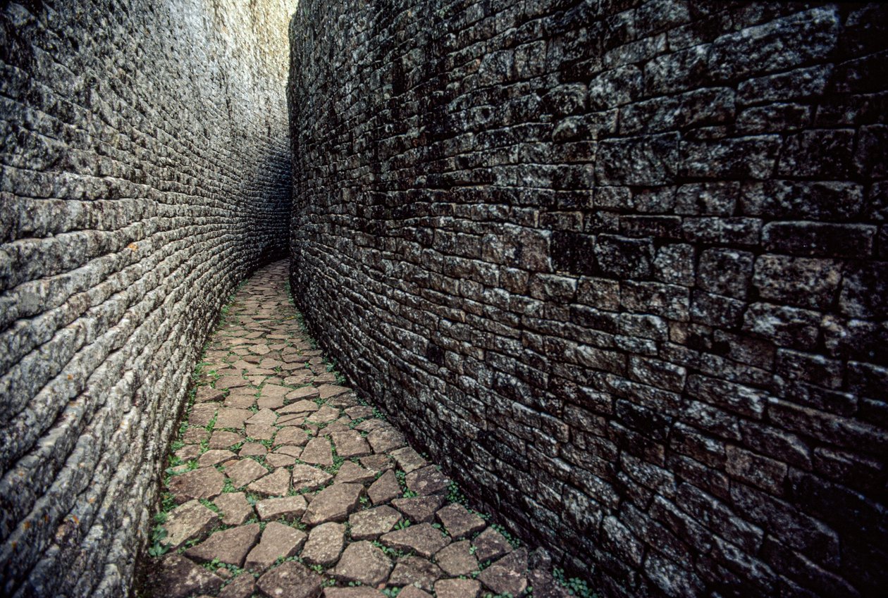 The Ruins of Great Zimbabwe were built between 1250 A.D. by James L Stanfield