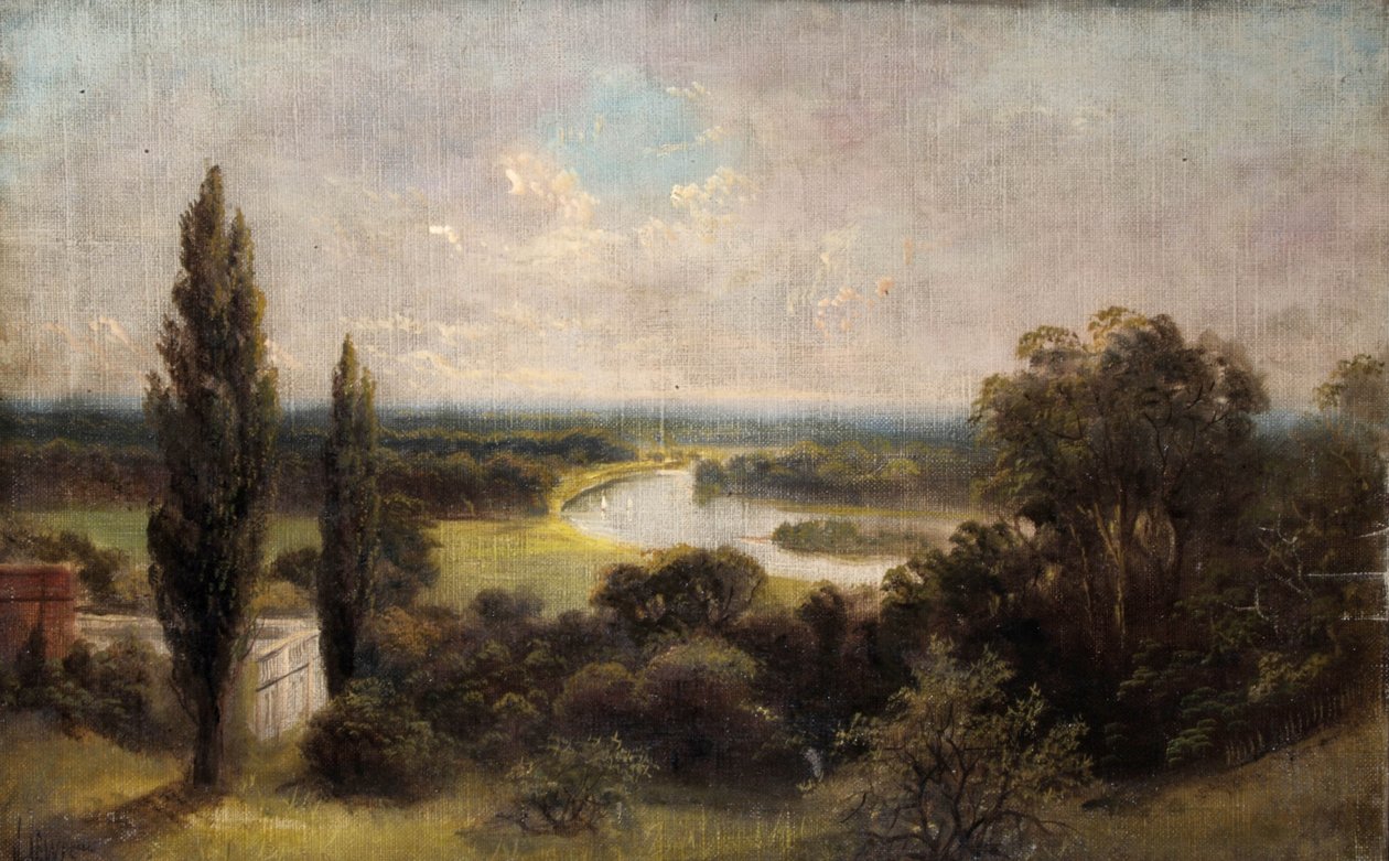 View Down Over Ham Fields from Top of Richmond Hill by James Lewis