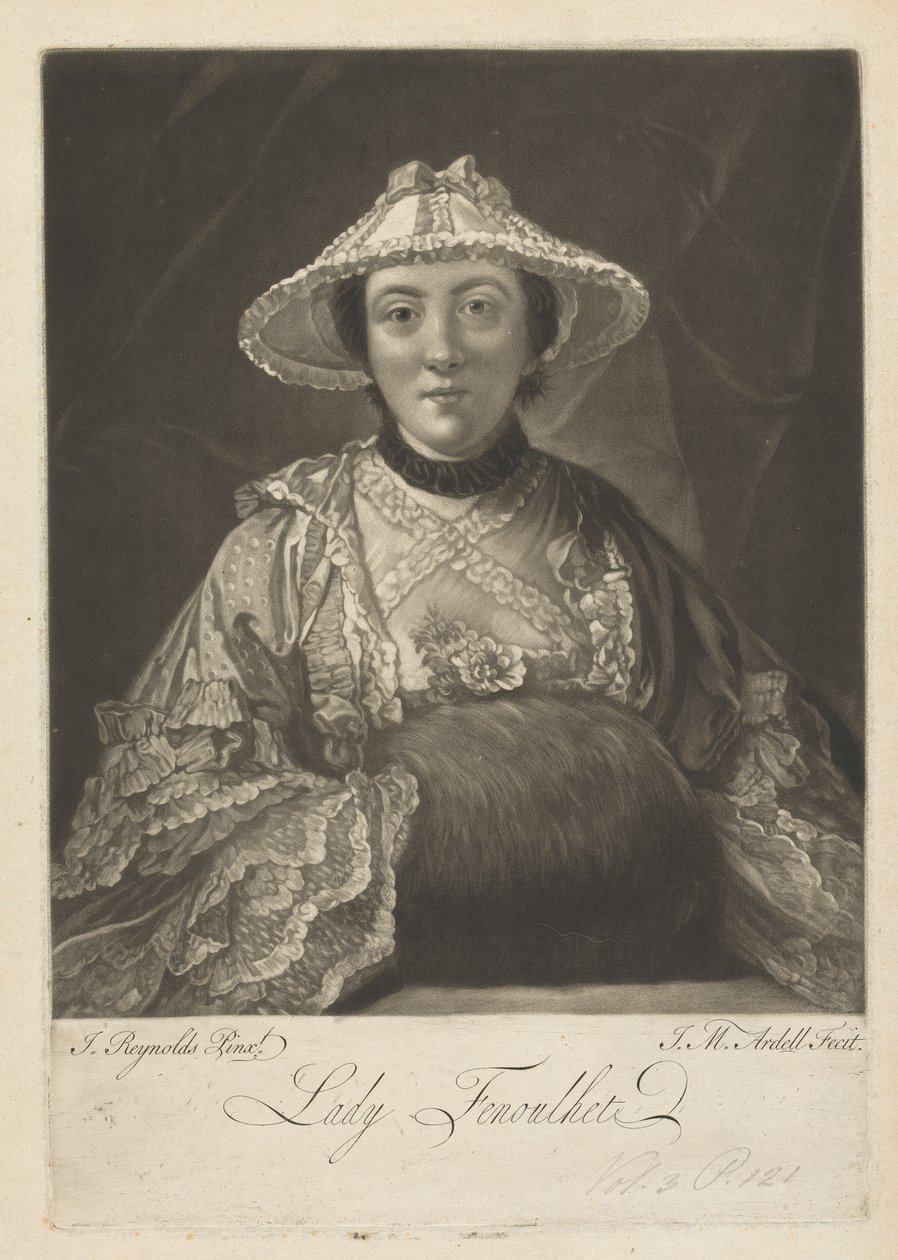 Lady Anne Fenoulhet (née Day) by James McArdell