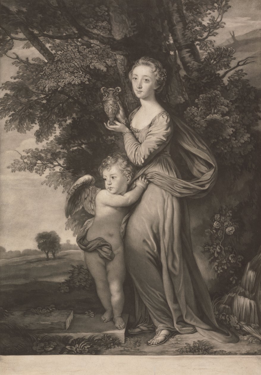 Miss Frances Greville and Her Brother as 