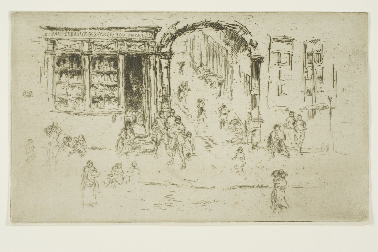 Archway, Brussels by James Abbott McNeill Whistler