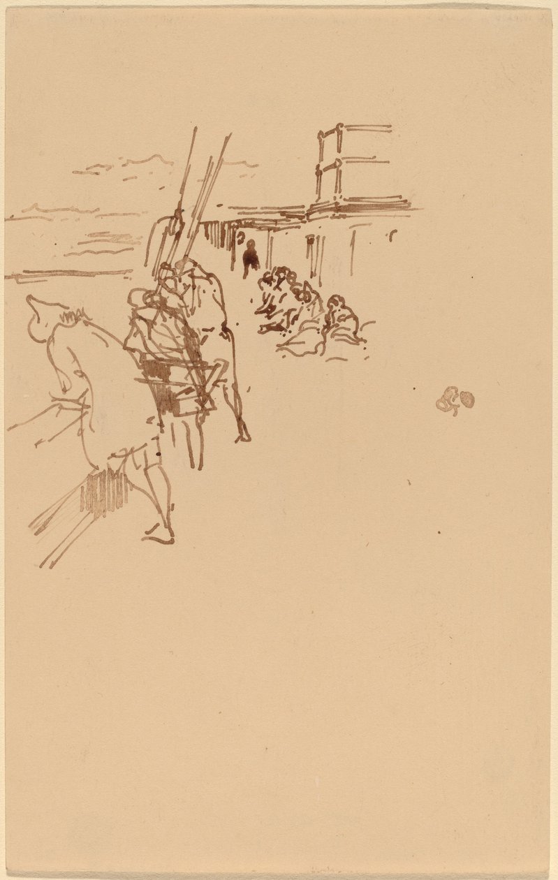 At Sea by James Abbott McNeill Whistler