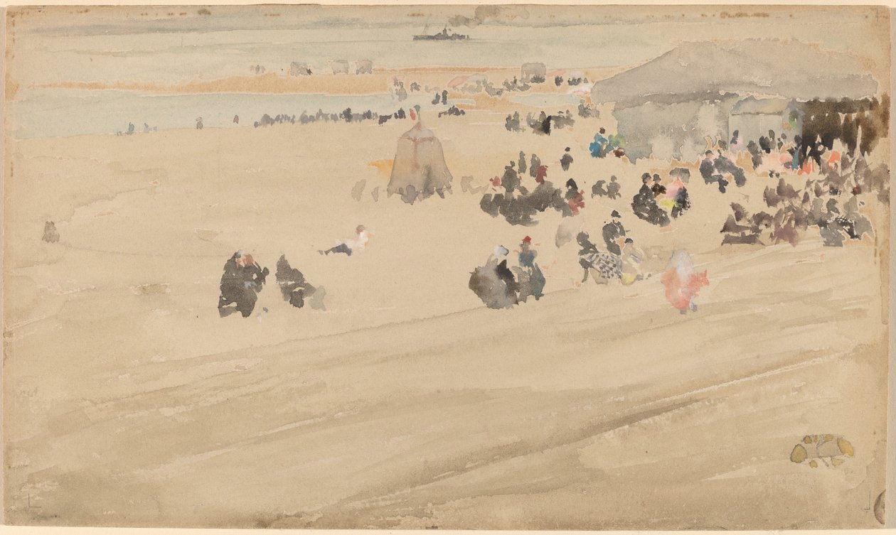 Beach Scene by James Abbott McNeill Whistler