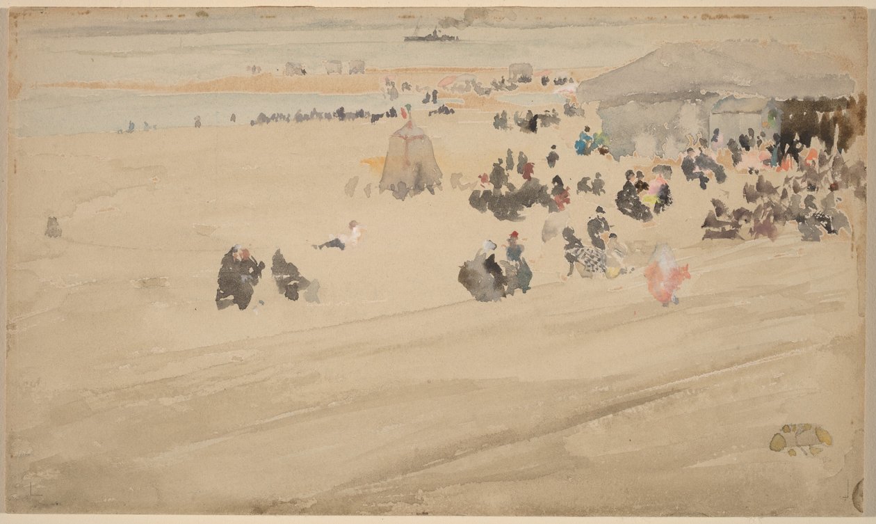 Beach Scene by James McNeill Whistler