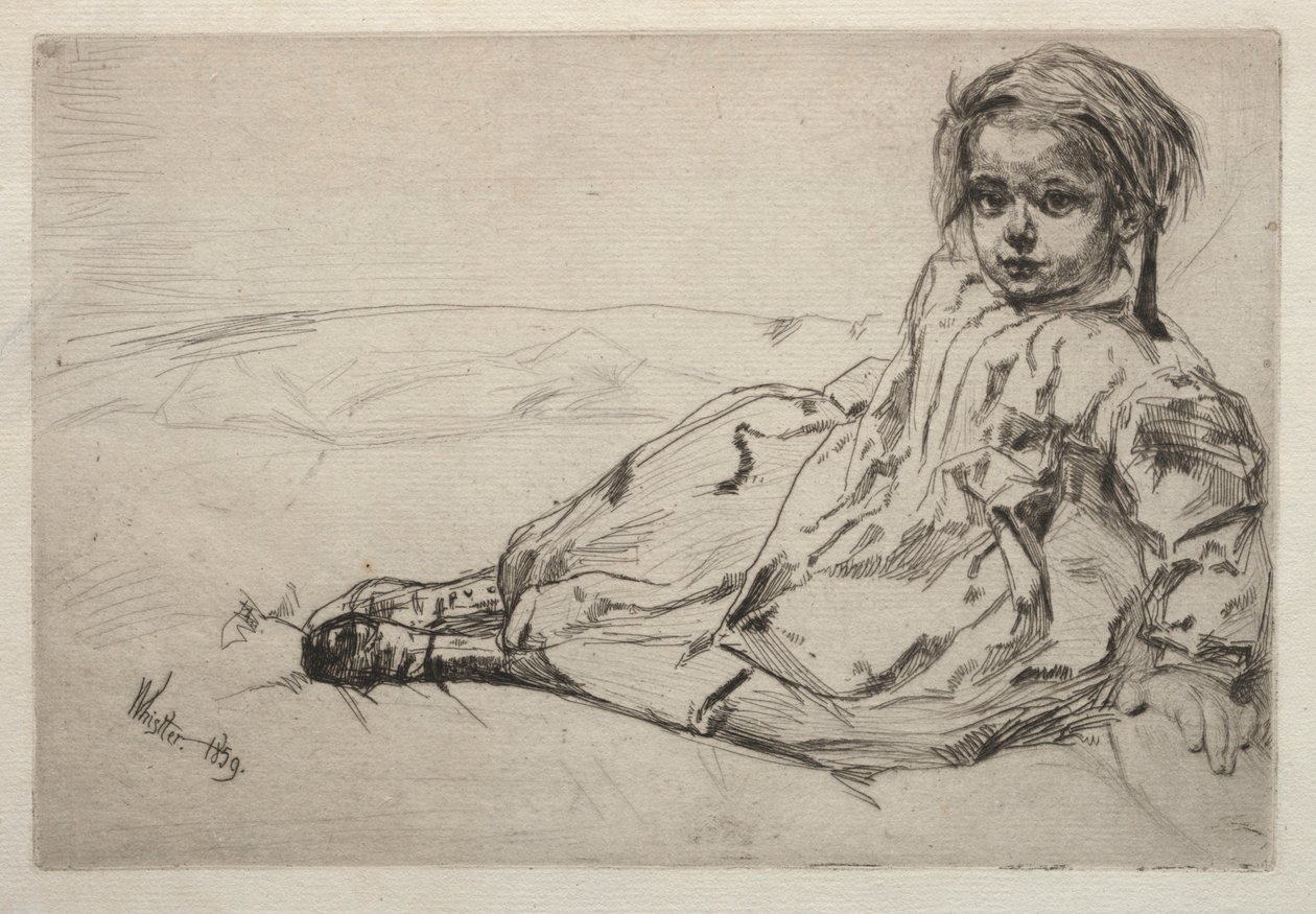 Bibi Valentin by James McNeill Whistler