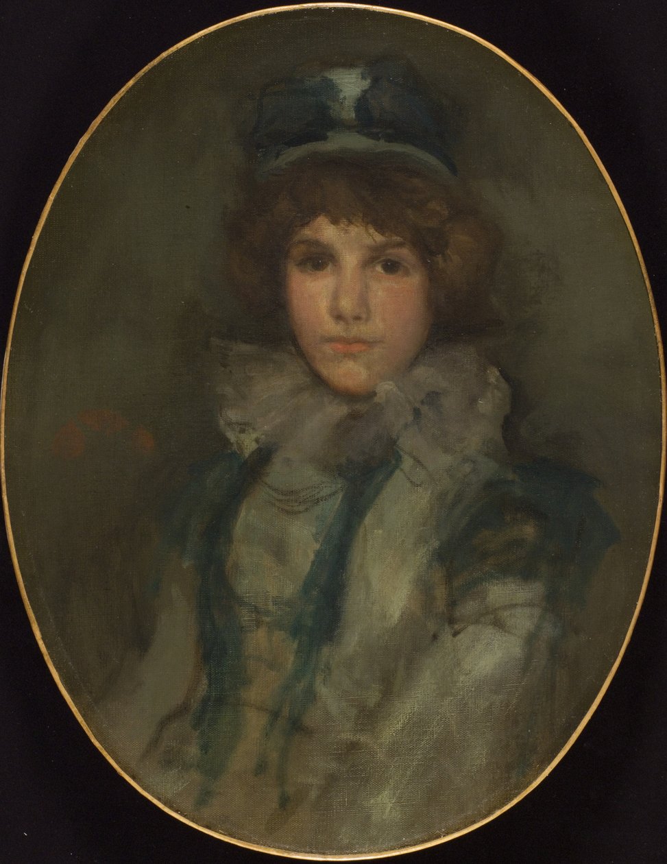 Blue and Coral: The Little Blue Bonnet by James McNeill Whistler
