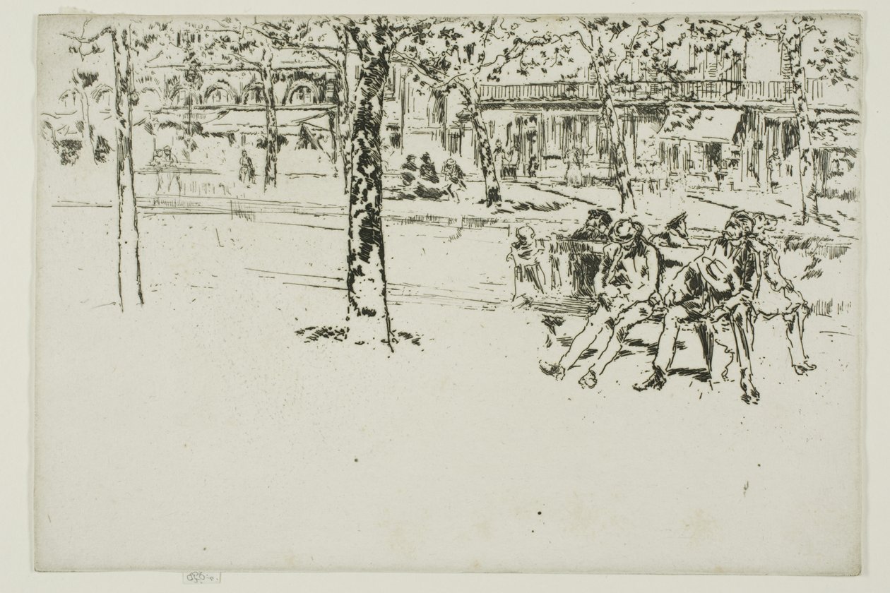 Boulevard Poissonnière, Paris by James McNeill Whistler
