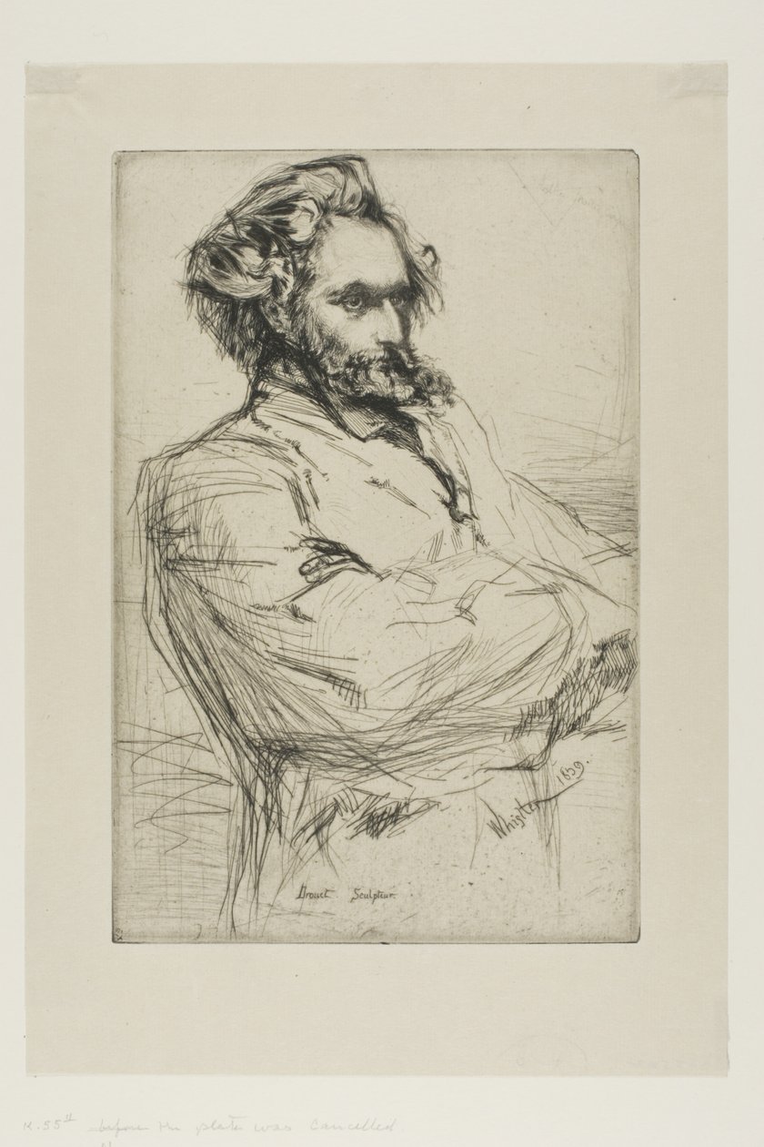 C. L. Drouet, Sculptor by James Abbott McNeill Whistler