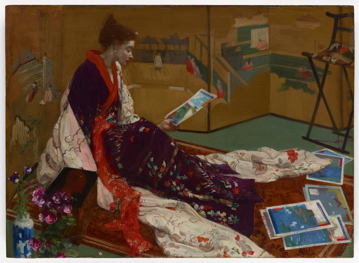 Caprice in Purple and Gold: The Golden Screen by James Abbott McNeill Whistler