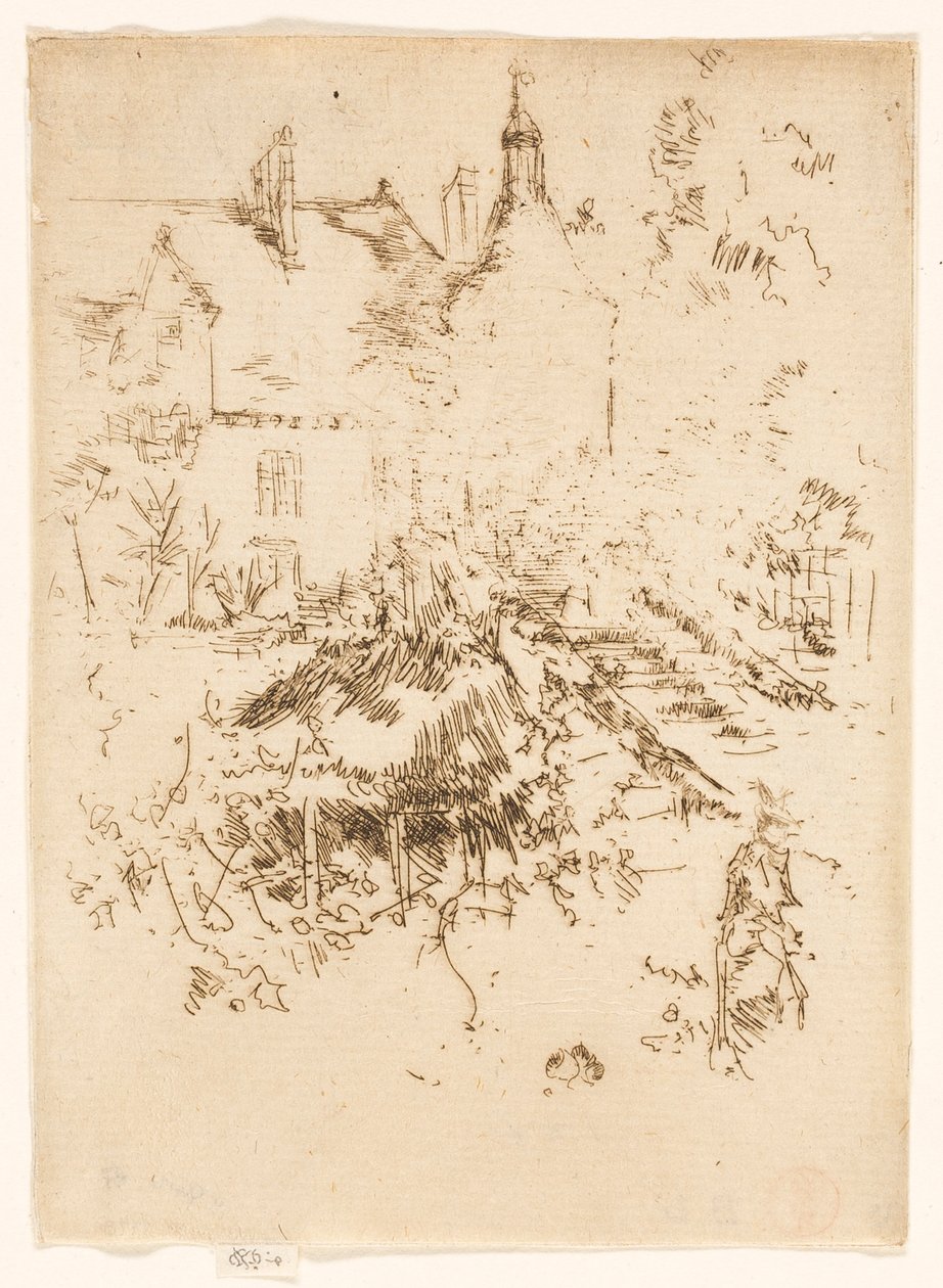 Château Touraine by James McNeill Whistler