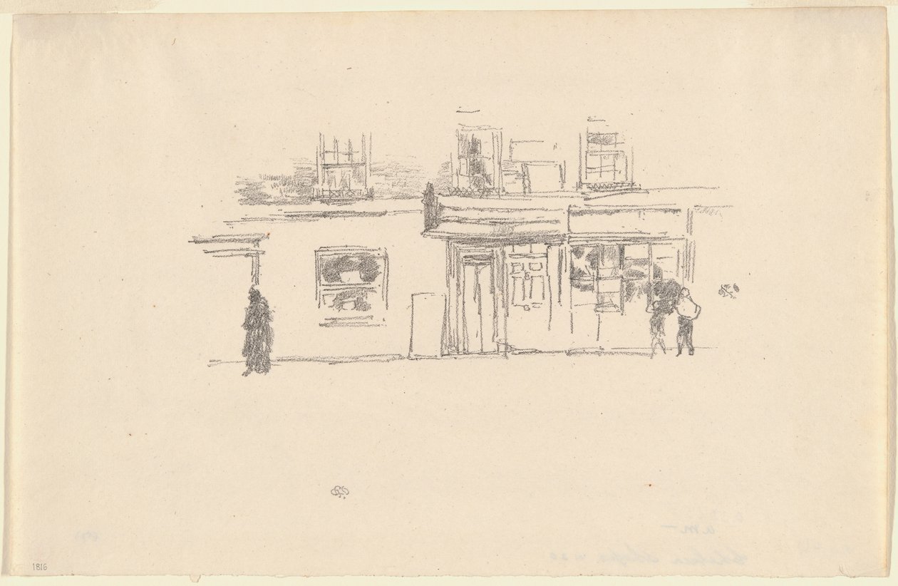 Chelsea Shops by James Abbott McNeill Whistler