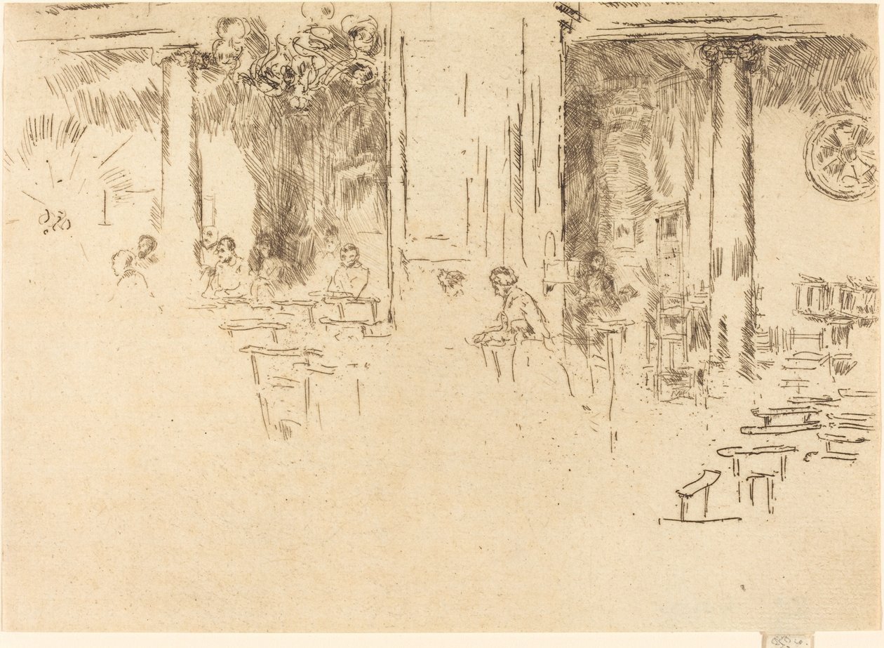 Church, Brussels by James Abbott McNeill Whistler