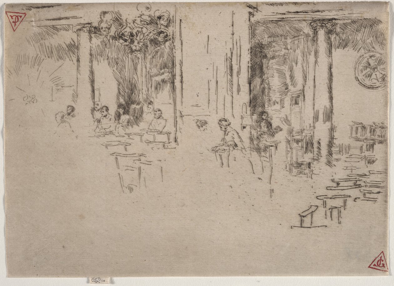 Church, Brussels by James McNeill Whistler
