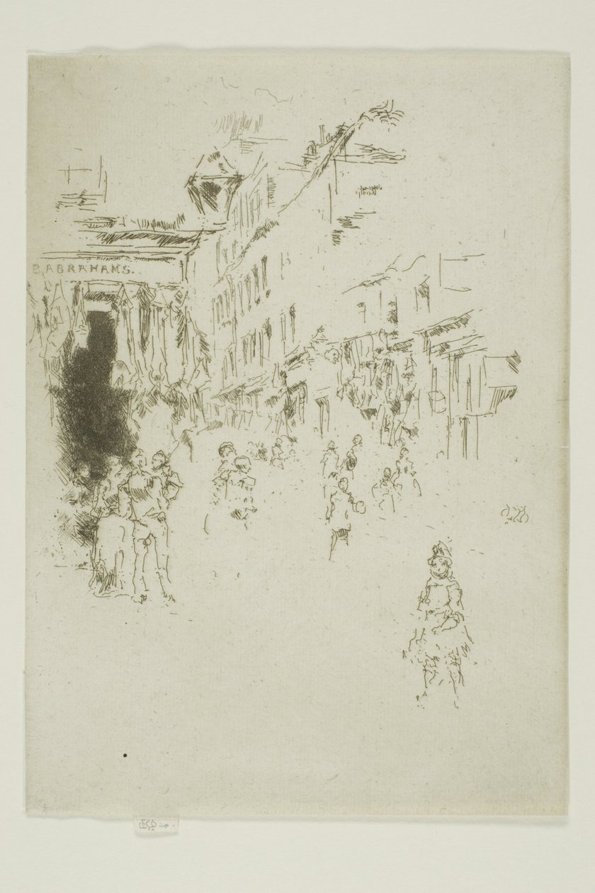 Cutler Street, Houndsditch by James Abbott McNeill Whistler