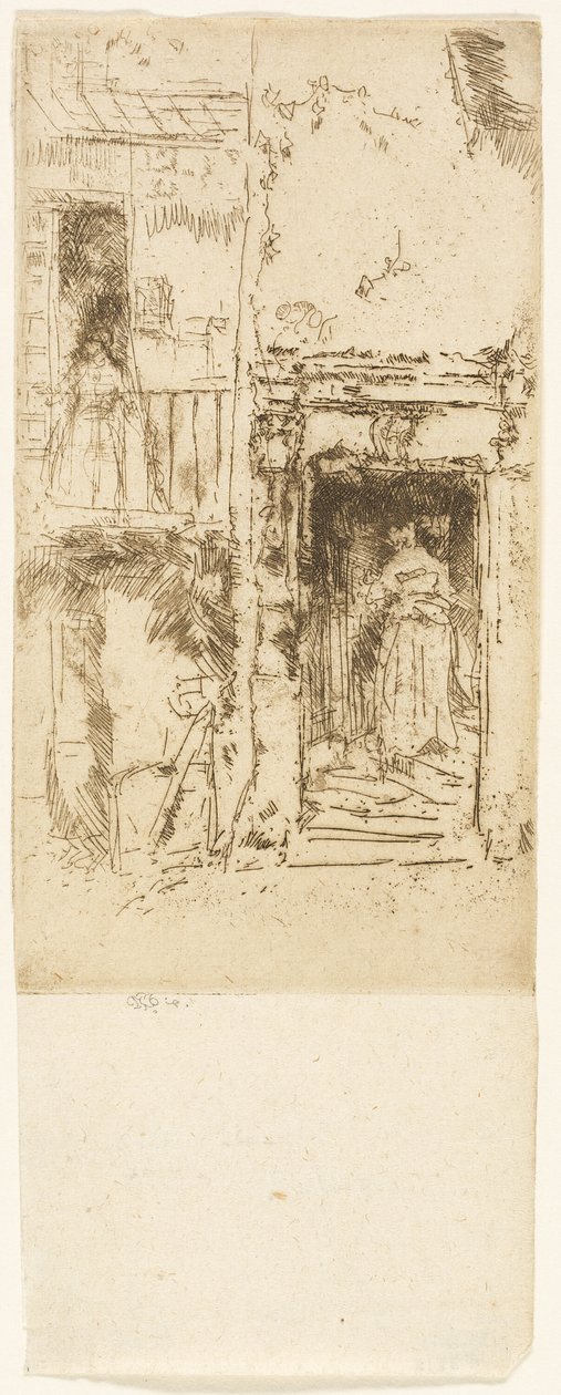 Doorway, Stables - Loches by James Abbott McNeill Whistler