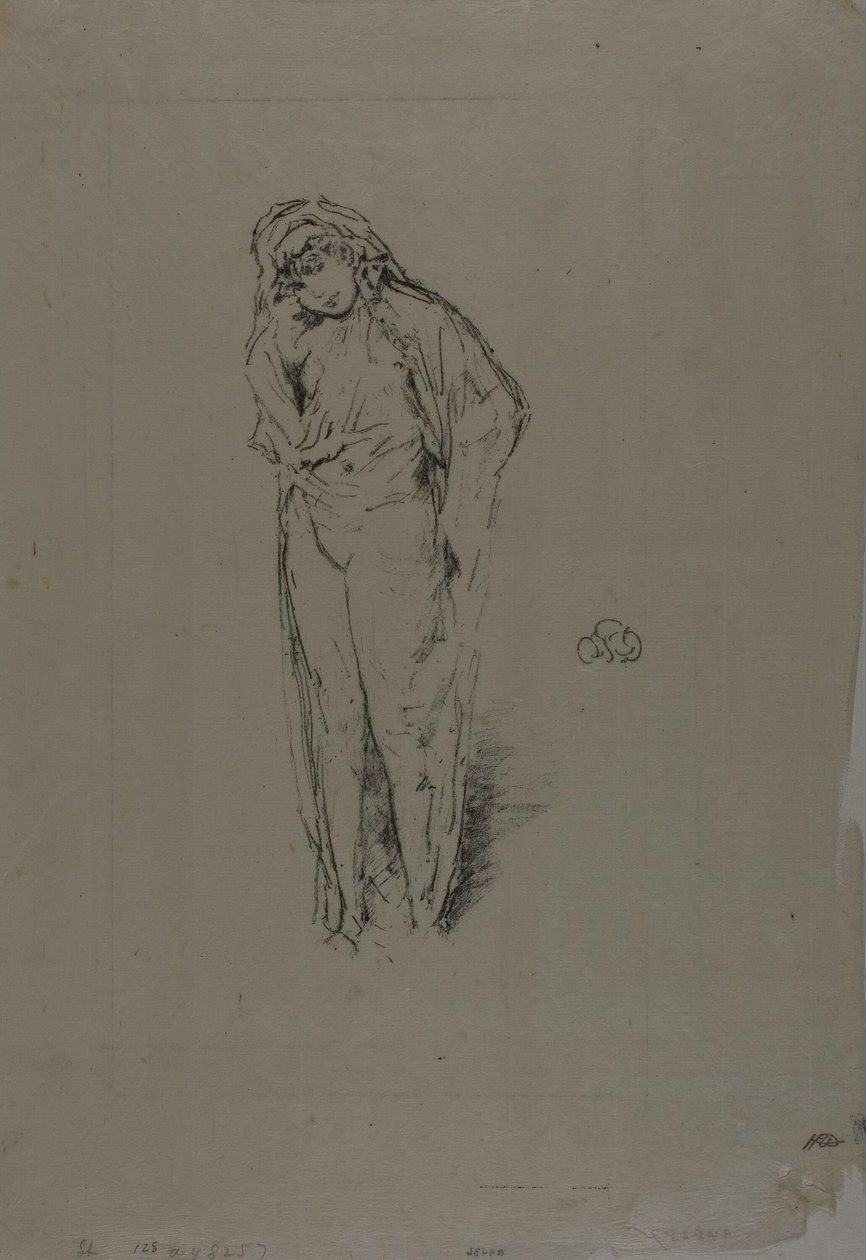 Draped Figure, Standing by James Abbott McNeill Whistler