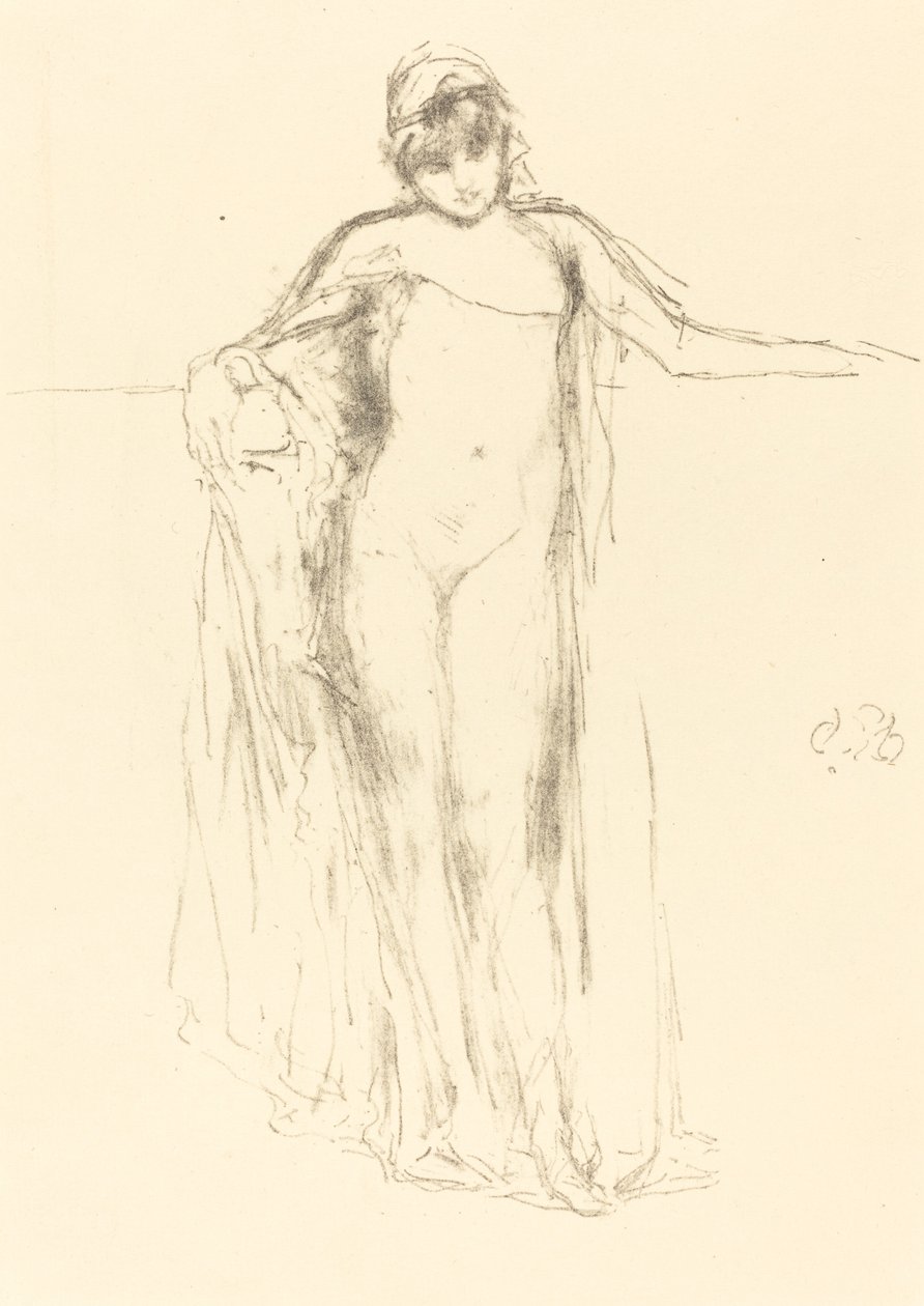Draped Model, Standing by James Abbott McNeill Whistler
