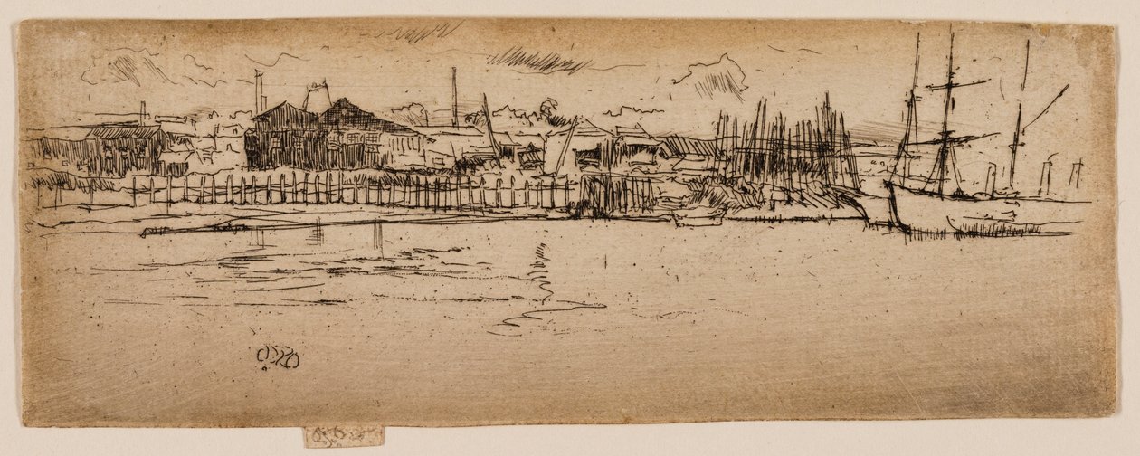 Dry Docks, Southampton by James Abbott McNeill Whistler