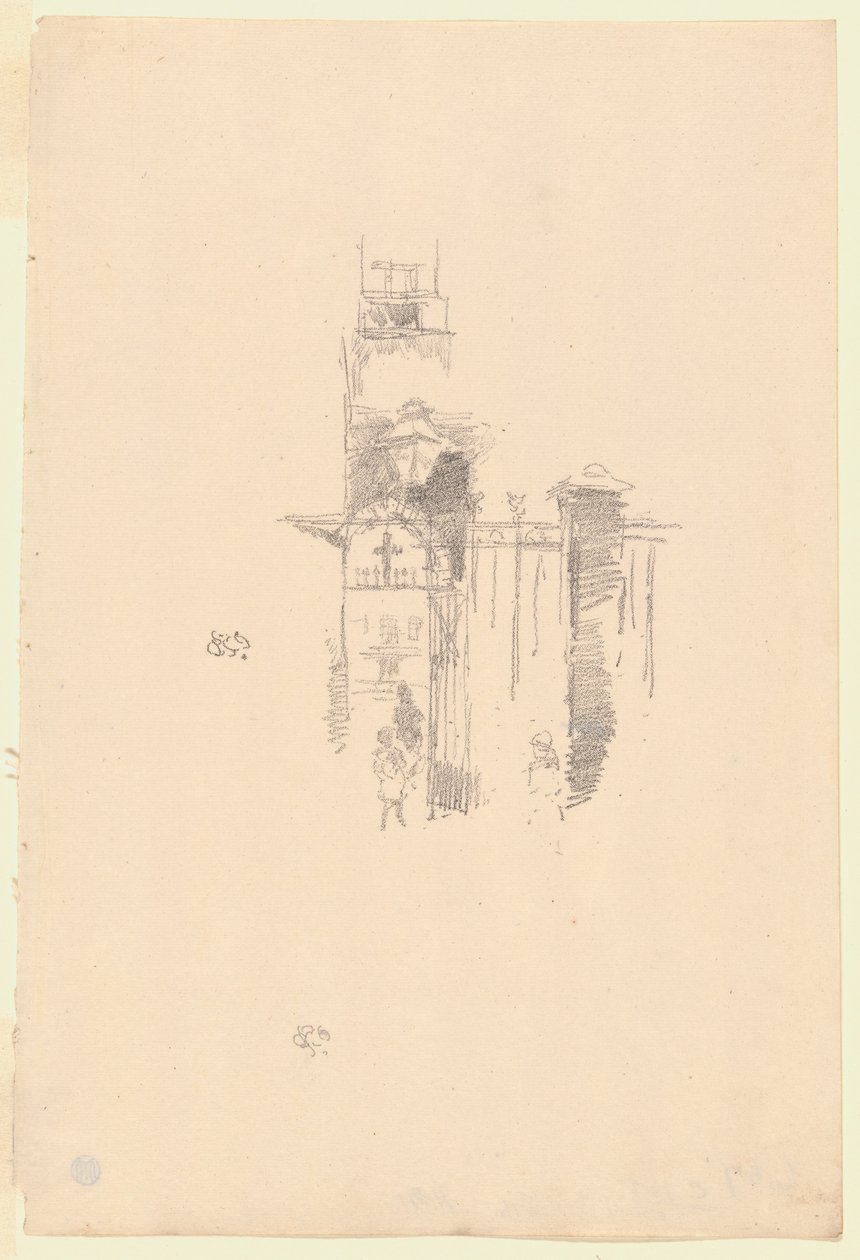 Entrance Gate by James Abbott McNeill Whistler