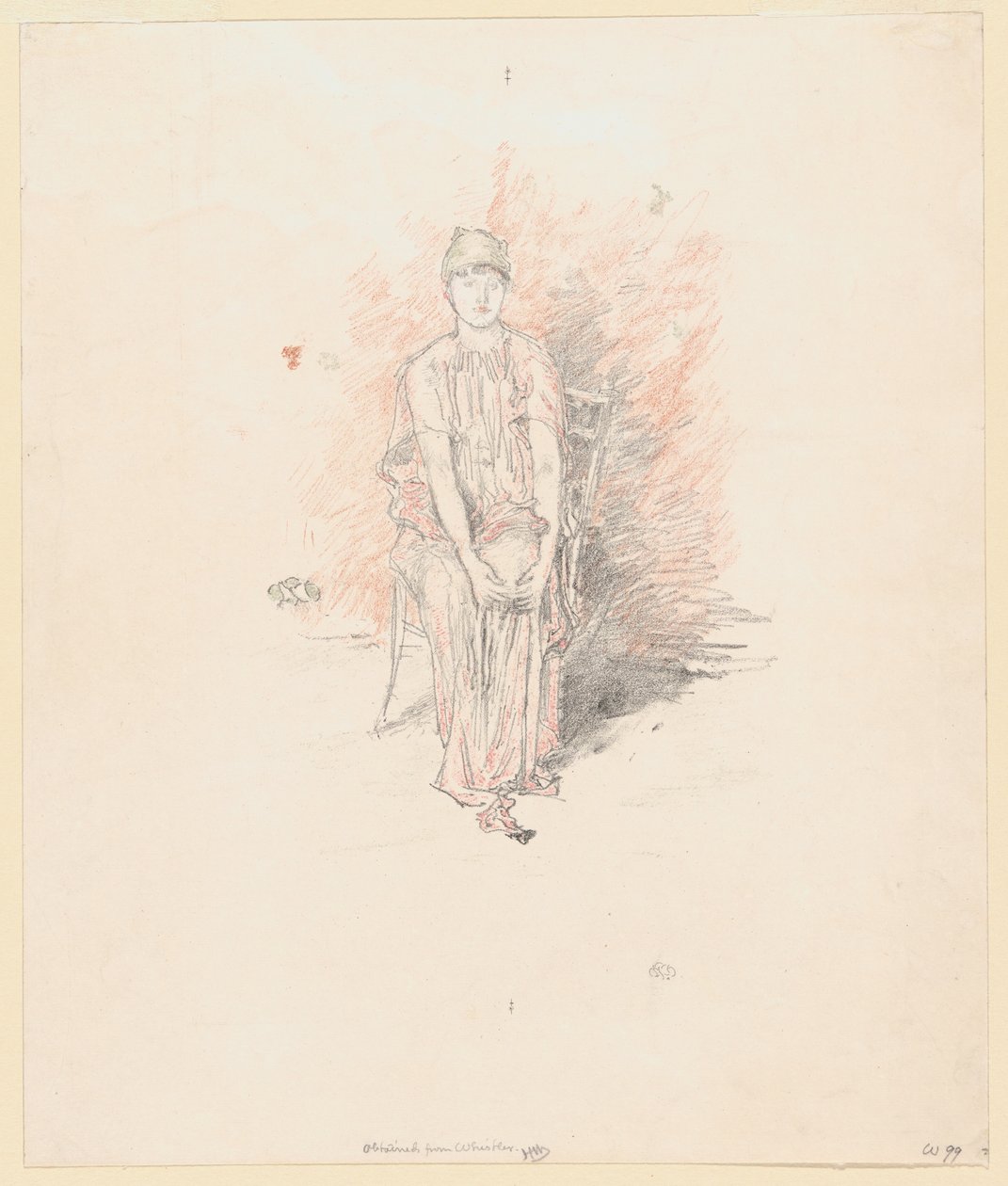 Figure Study in Colors by James Abbott McNeill Whistler