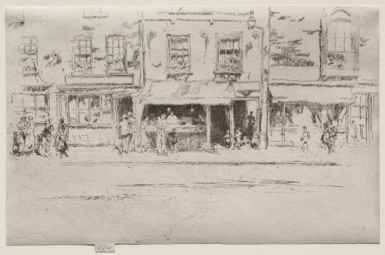 Fish Shop, Chelsea by James McNeill Whistler