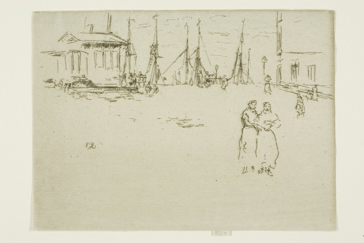 Fishing Quay, Ostend by James Abbott McNeill Whistler