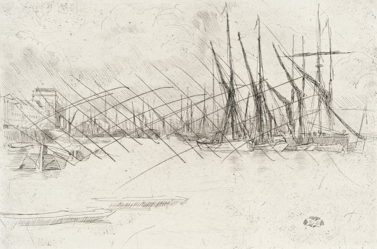 From Pickle-Herring Stairs by James McNeill Whistler