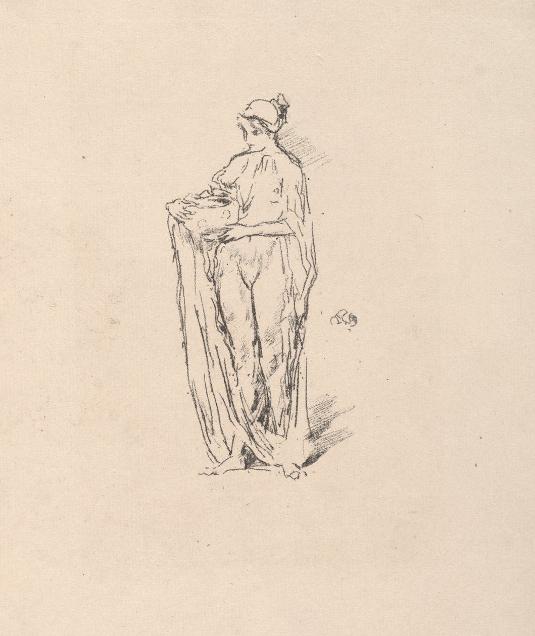 Girl with Bowl by James McNeill Whistler