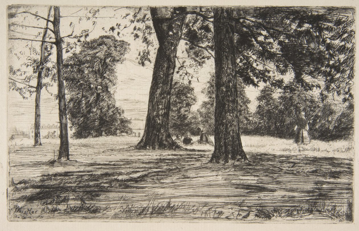 Greenwich Park by James McNeill Whistler