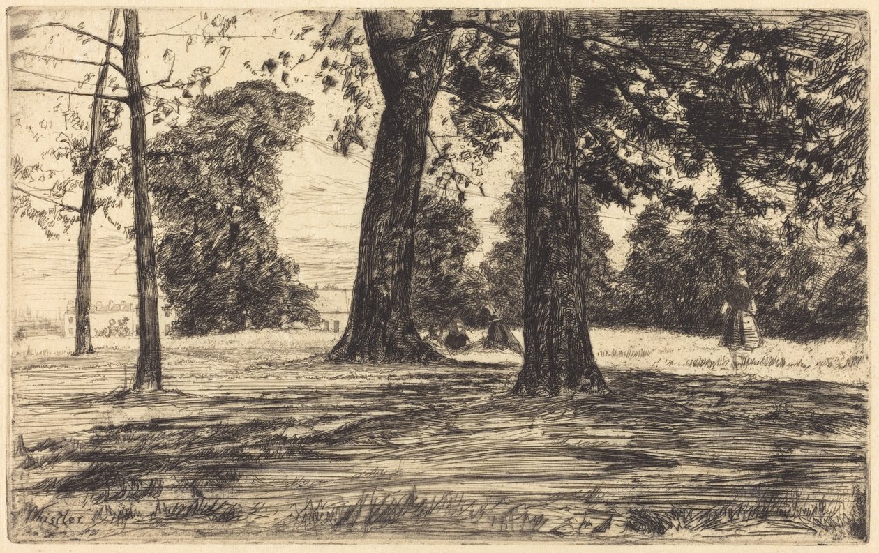 Greenwich Park by James McNeill Whistler