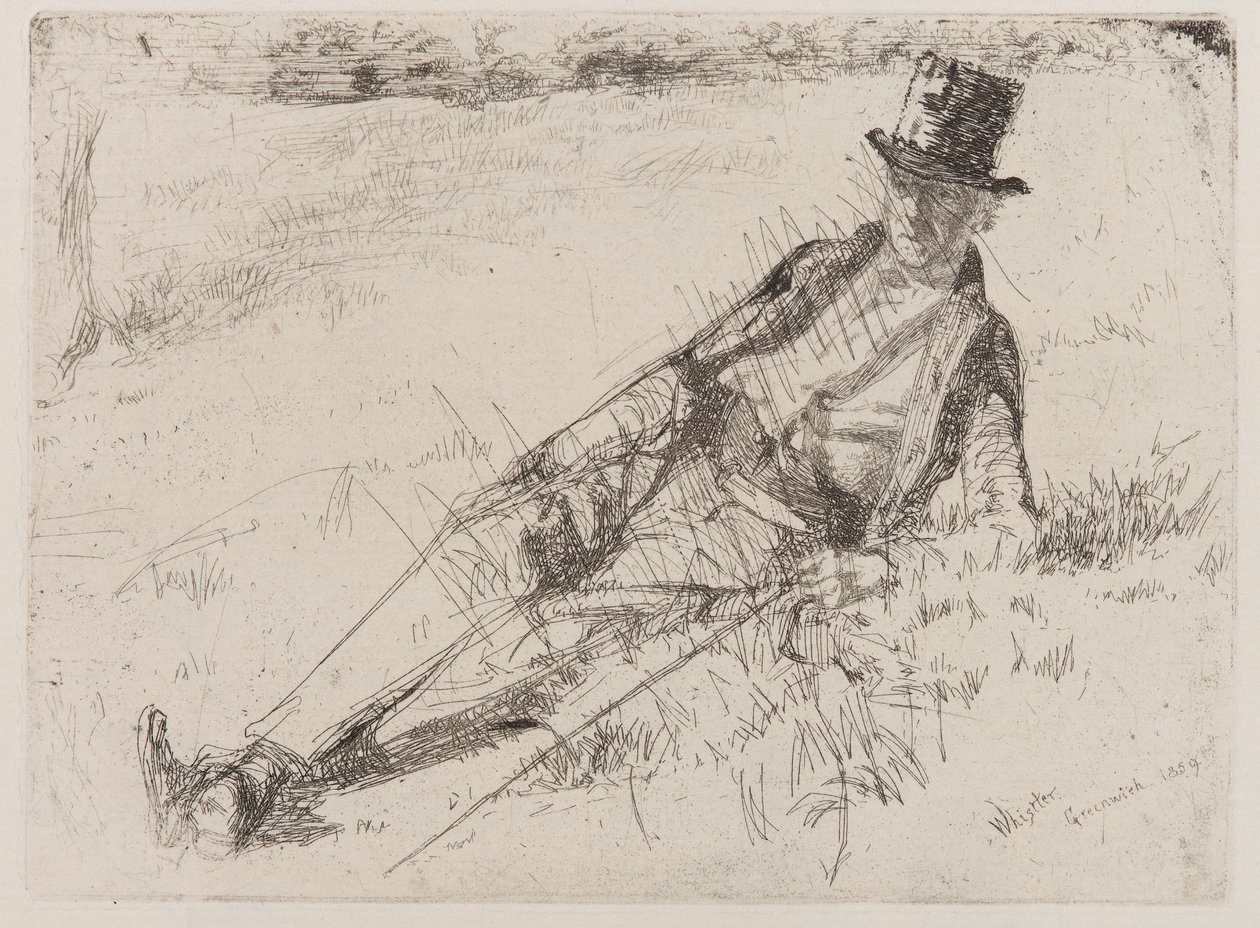 Greenwich Pensioner by James Abbott McNeill Whistler