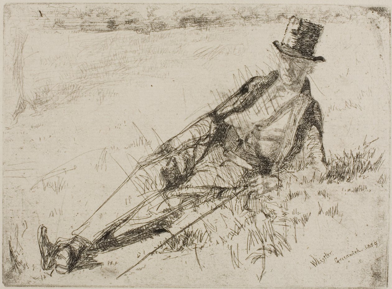 Greenwich Pensioner by James Abbott McNeill Whistler