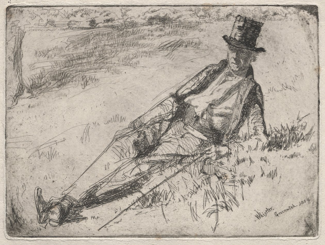 Greenwich Pensioner by James McNeill Whistler