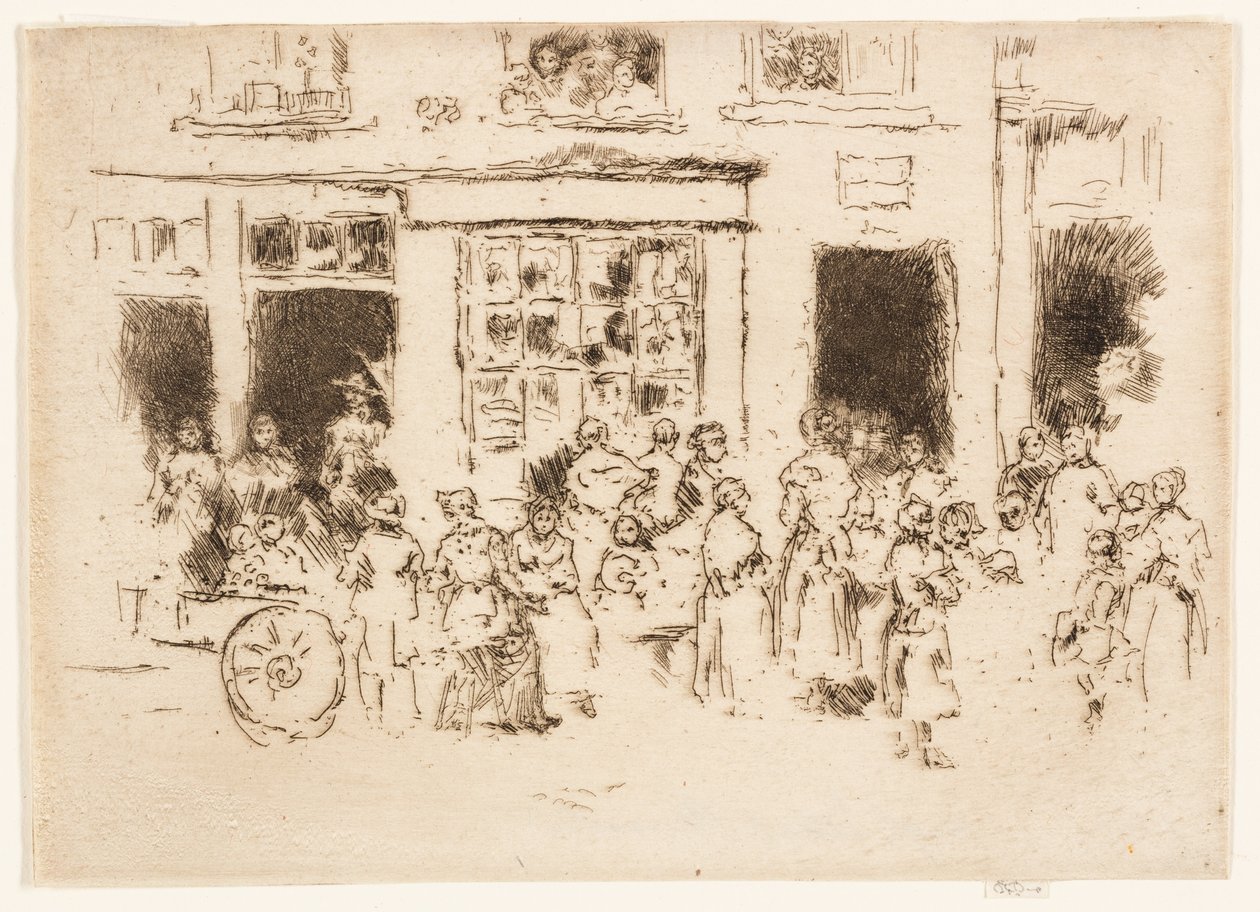 High Street, Brussels by James Abbott McNeill Whistler