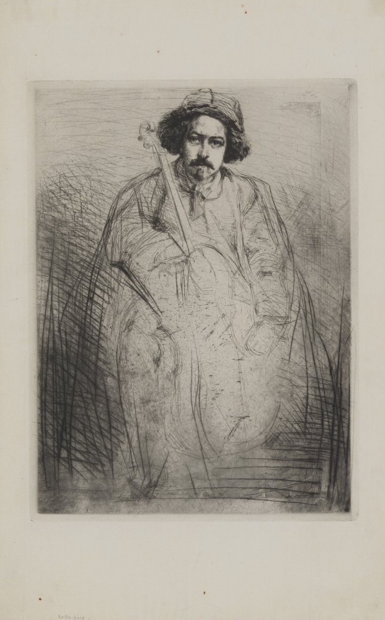 J. Becquet, Sculptor by James McNeill Whistler