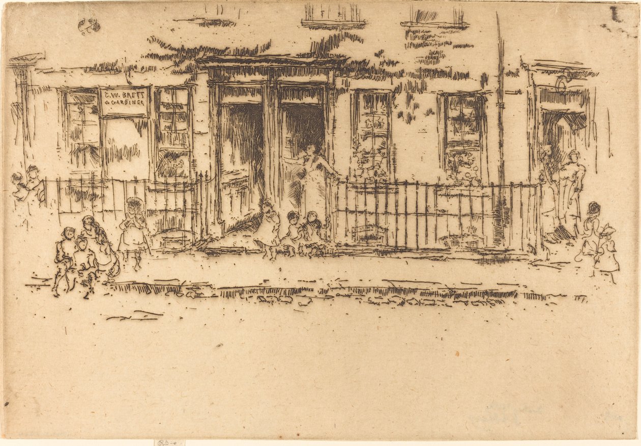 Justice Walk - Chelsea by James Abbott McNeill Whistler