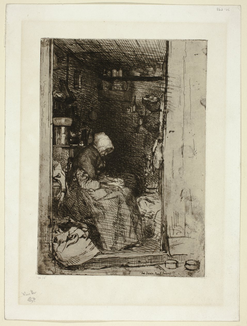 The Old Woman with Rags by James Abbott McNeill Whistler