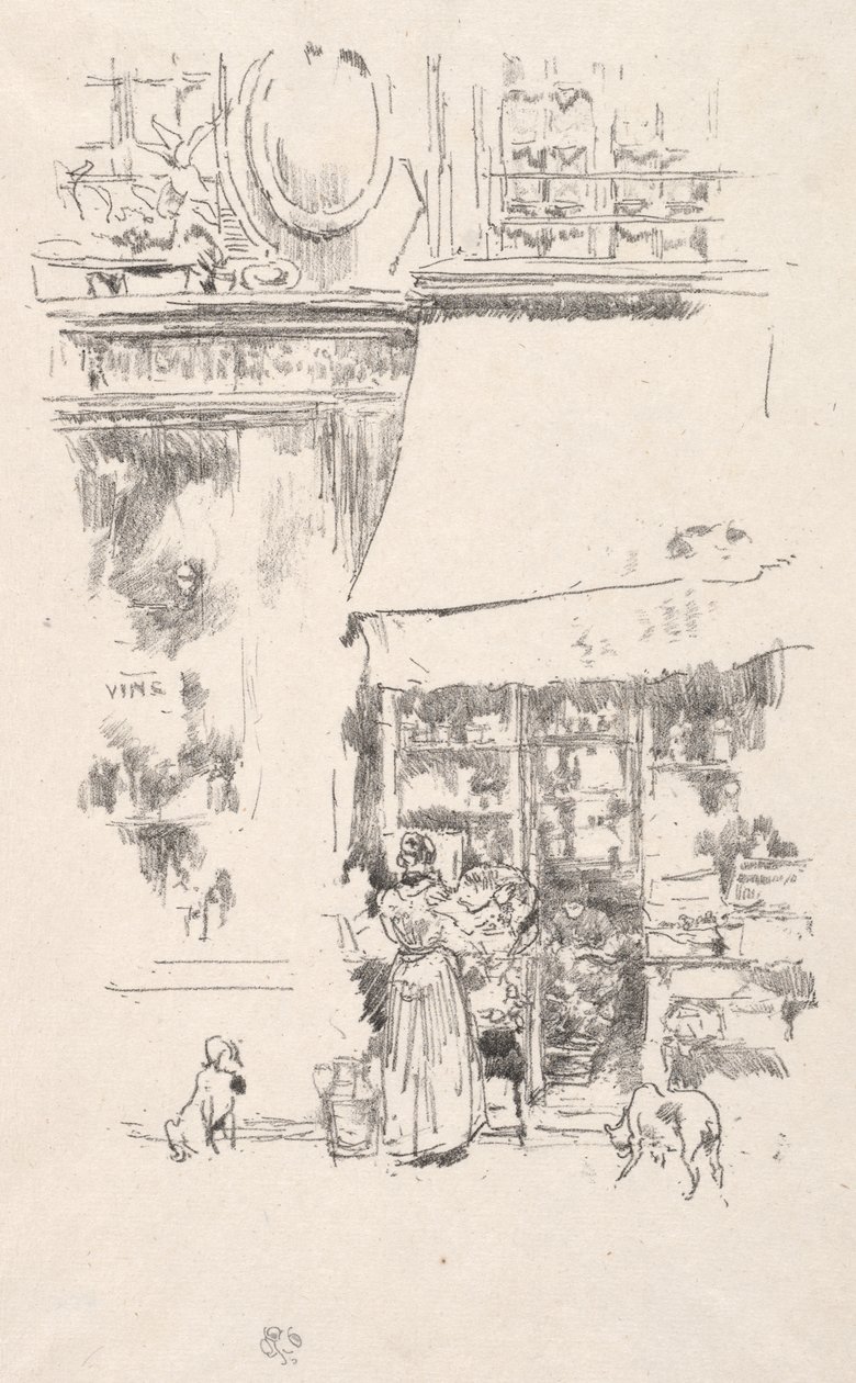 The Fruit Seller of Rue de Grenelle by James McNeill Whistler