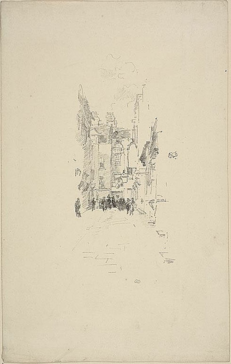 Little Court, Cloth Fair by James Abbott McNeill Whistler