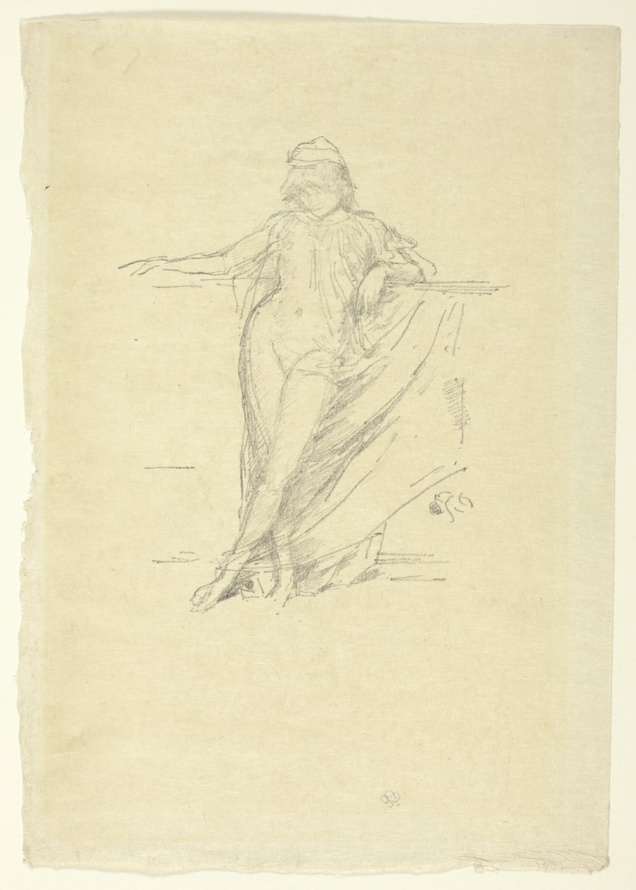 Little Draped Figure, Leaning by James Abbott McNeill Whistler