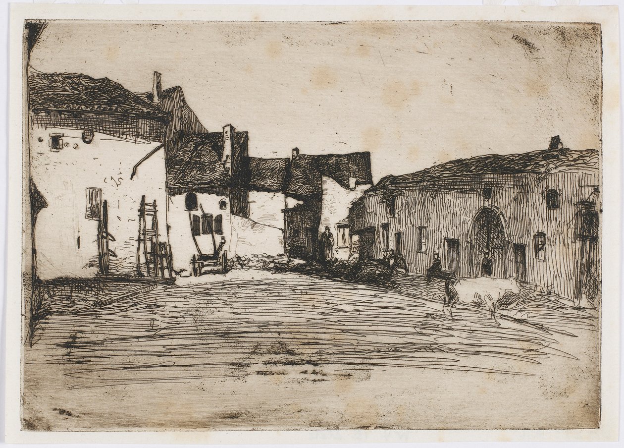 Liverdun. One of the Twelve Etchings from Nature by James Abbott McNeill Whistler