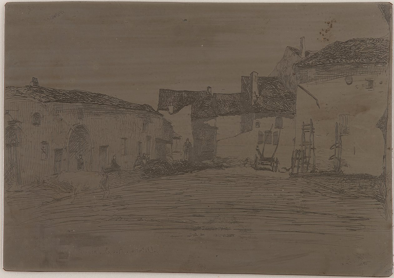 Liverdun. One of the Twelve Etchings from Nature by James Abbott McNeill Whistler