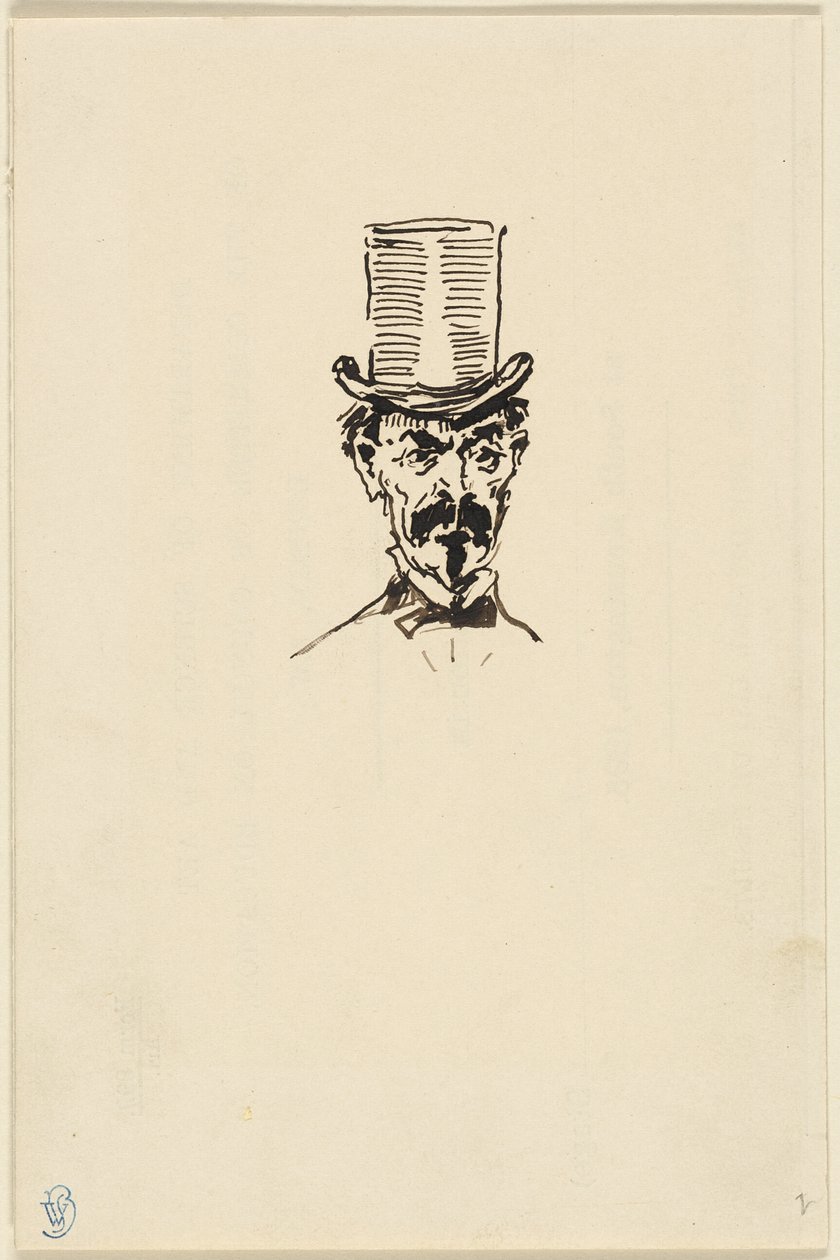 Man in a Top Hat by James McNeill Whistler