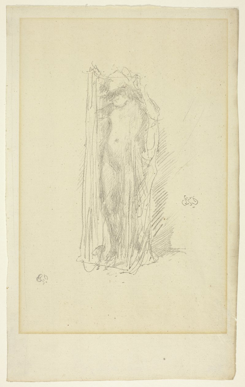 Model Draping by James Abbott McNeill Whistler