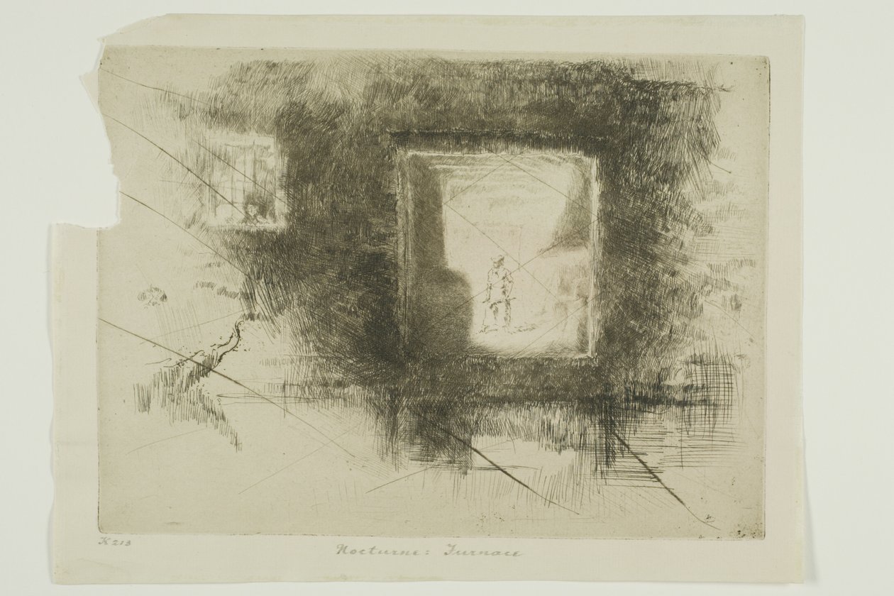Nocturne: Furnace by James Abbott McNeill Whistler