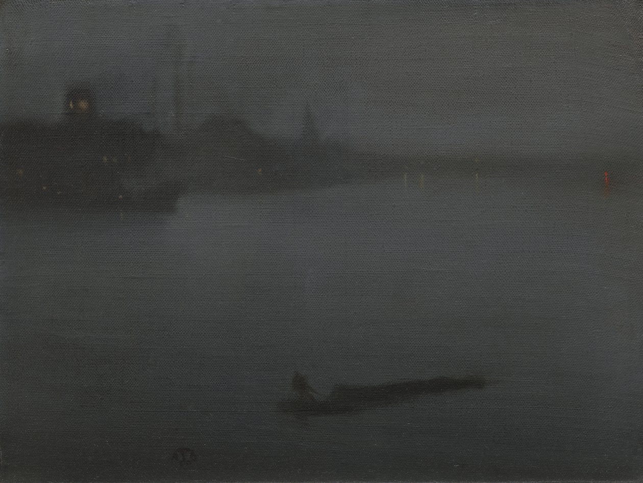 Nocturne in Blue and Silver by James Abbott McNeill Whistler