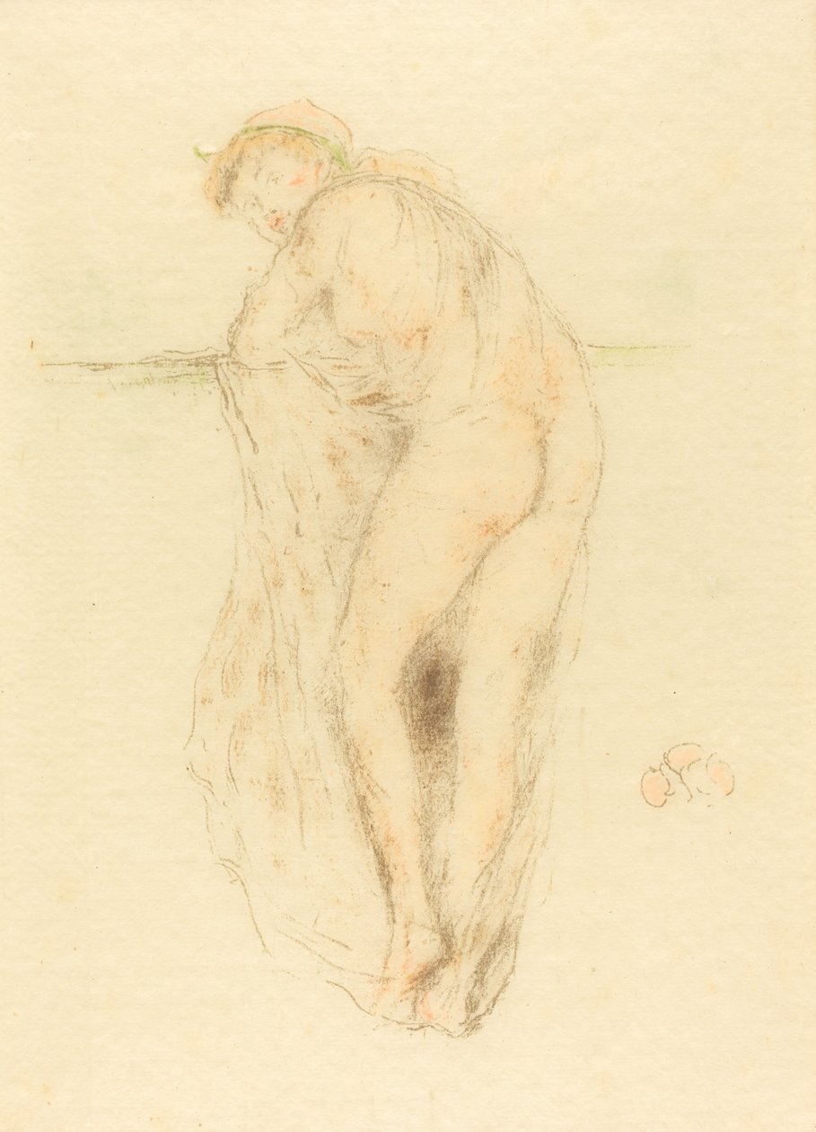 Nude Model, Back View by James Abbott McNeill Whistler