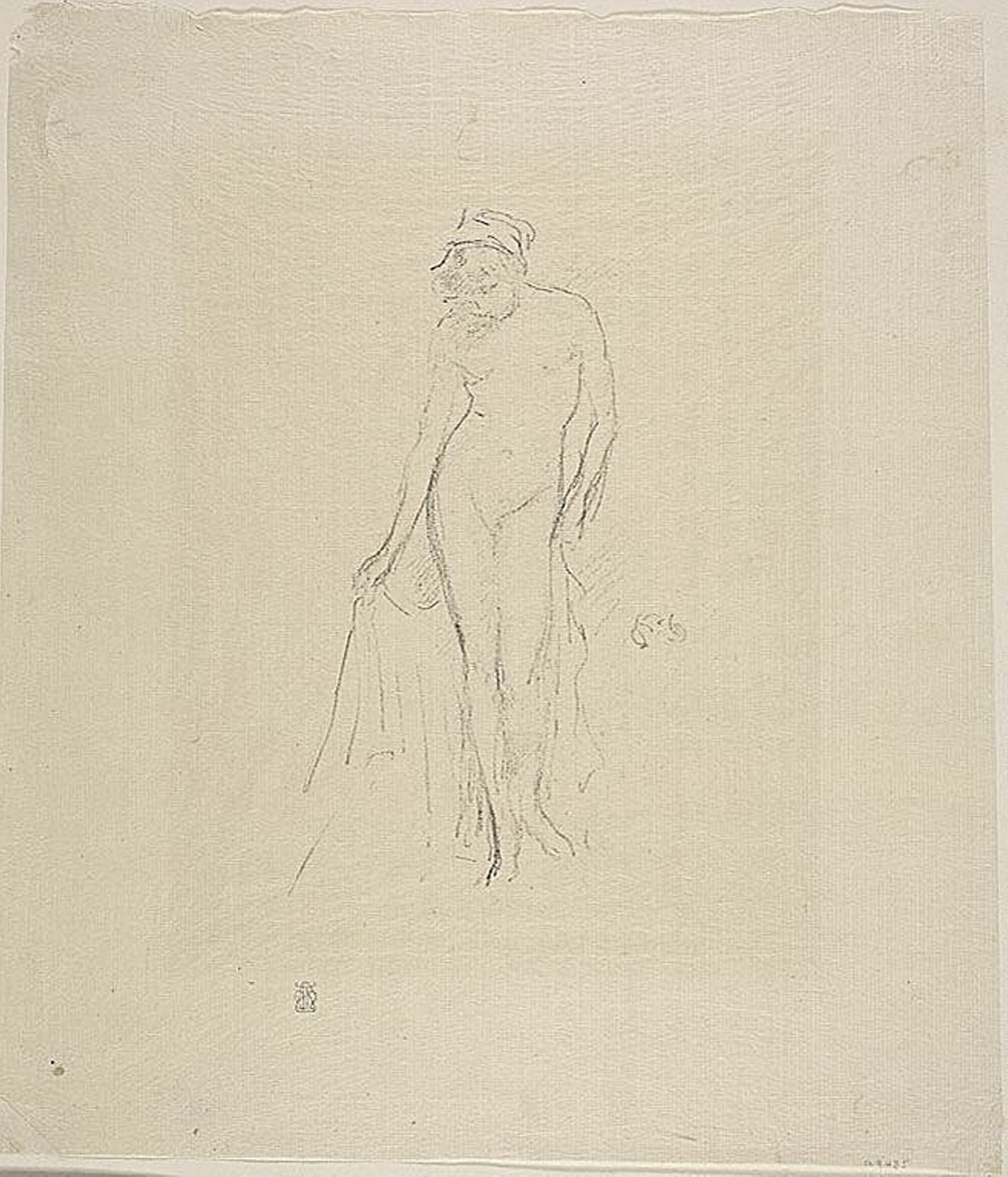 Nude Model, Standing by James Abbott McNeill Whistler