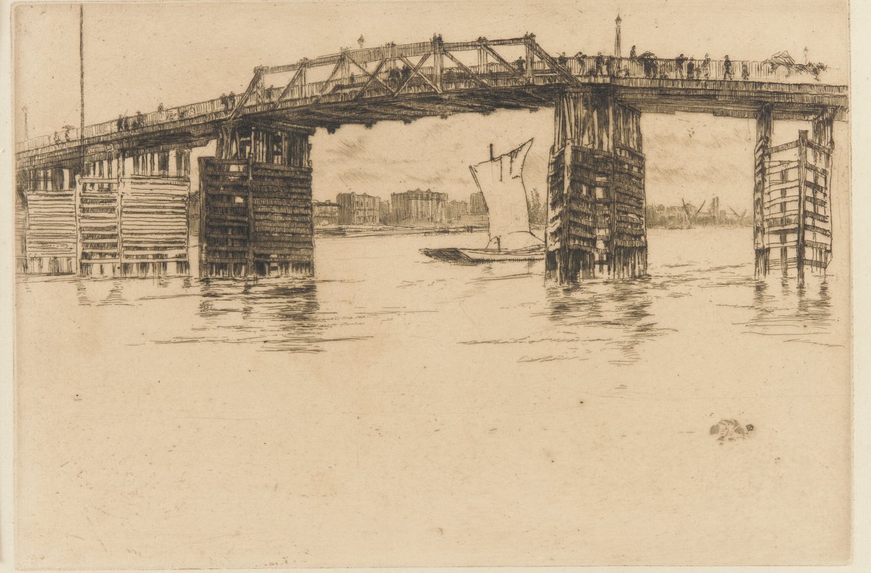 Old Battersea Bridge by James Abbott McNeill Whistler